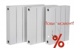 Радиатор стальной секционный ТМ Лоза РСС-500/4 500х392